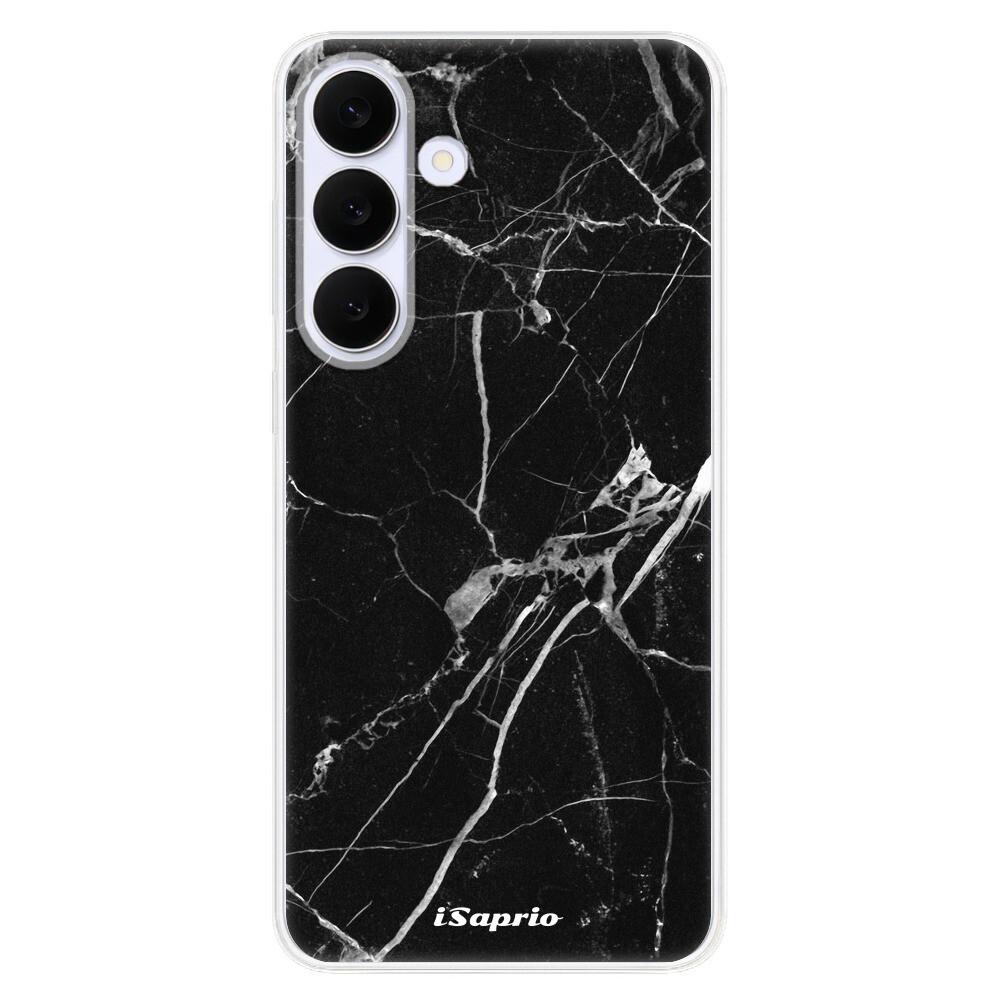 Odolné silikónové puzdro iSaprio - Black Marble 18 - Samsung Galaxy S25 FE