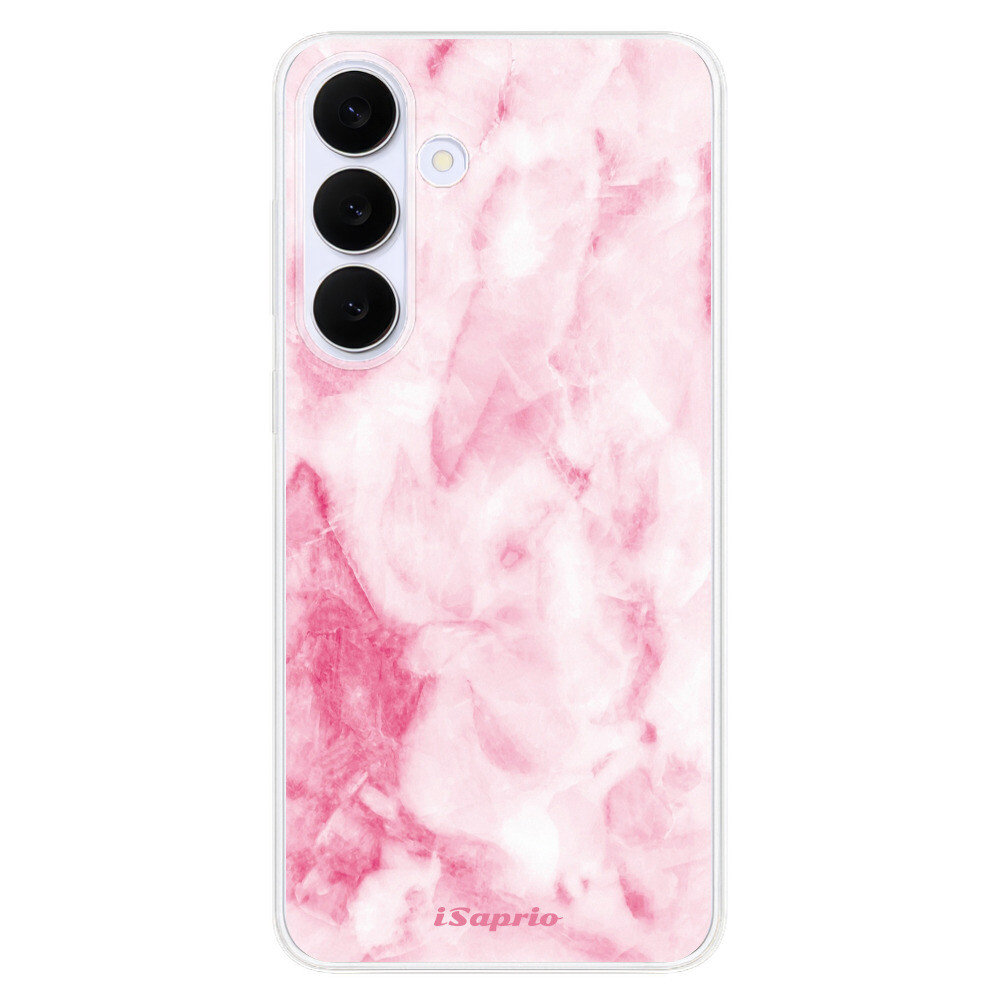 Odolné silikónové puzdro iSaprio - RoseMarble 16 - Samsung Galaxy S25 FE