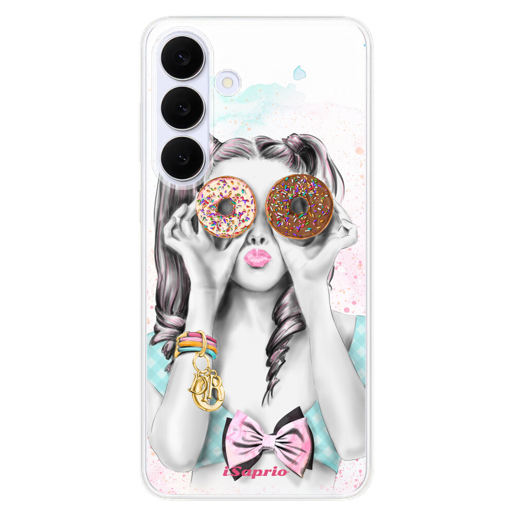 Odolné silikónové puzdro iSaprio - Donuts 10 - Samsung Galaxy S25 FE