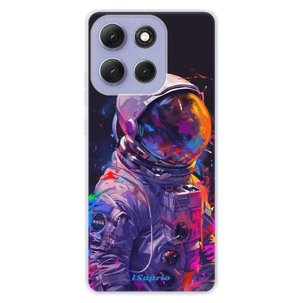 Odolné silikónové puzdro iSaprio - Neon Astronaut - Motorola Moto G86 5G