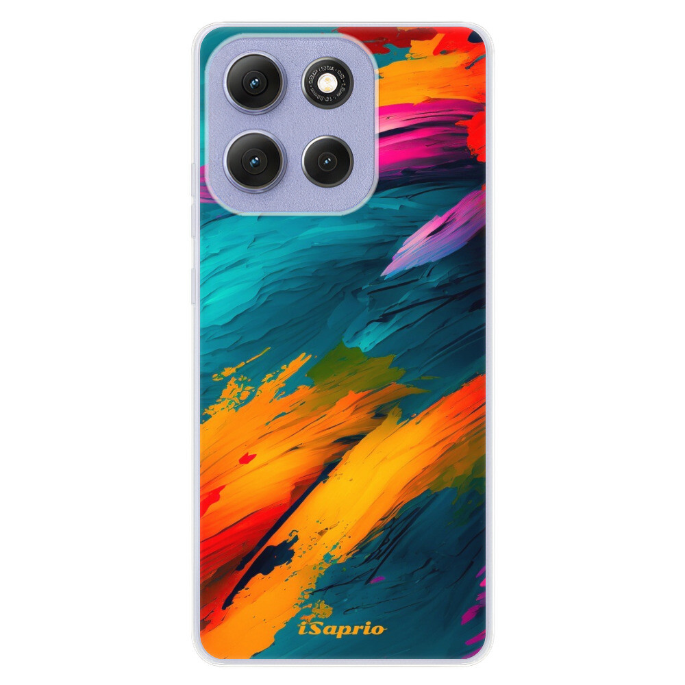 Odolné silikónové puzdro iSaprio - Blue Paint - Motorola Moto G86 5G
