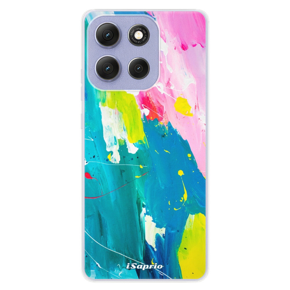 Odolné silikónové puzdro iSaprio - Abstract Paint 04 - Motorola Moto G86 5G