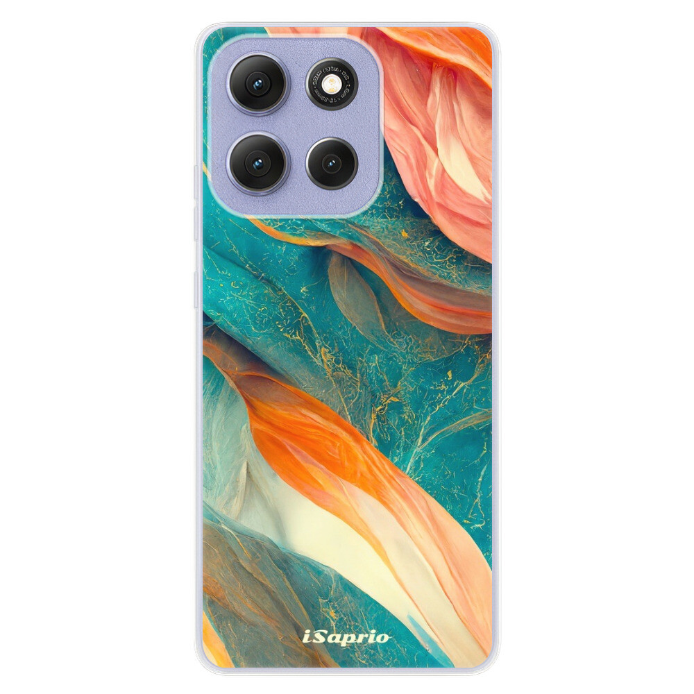Odolné silikónové puzdro iSaprio - Abstract Marble - Motorola Moto G86 5G
