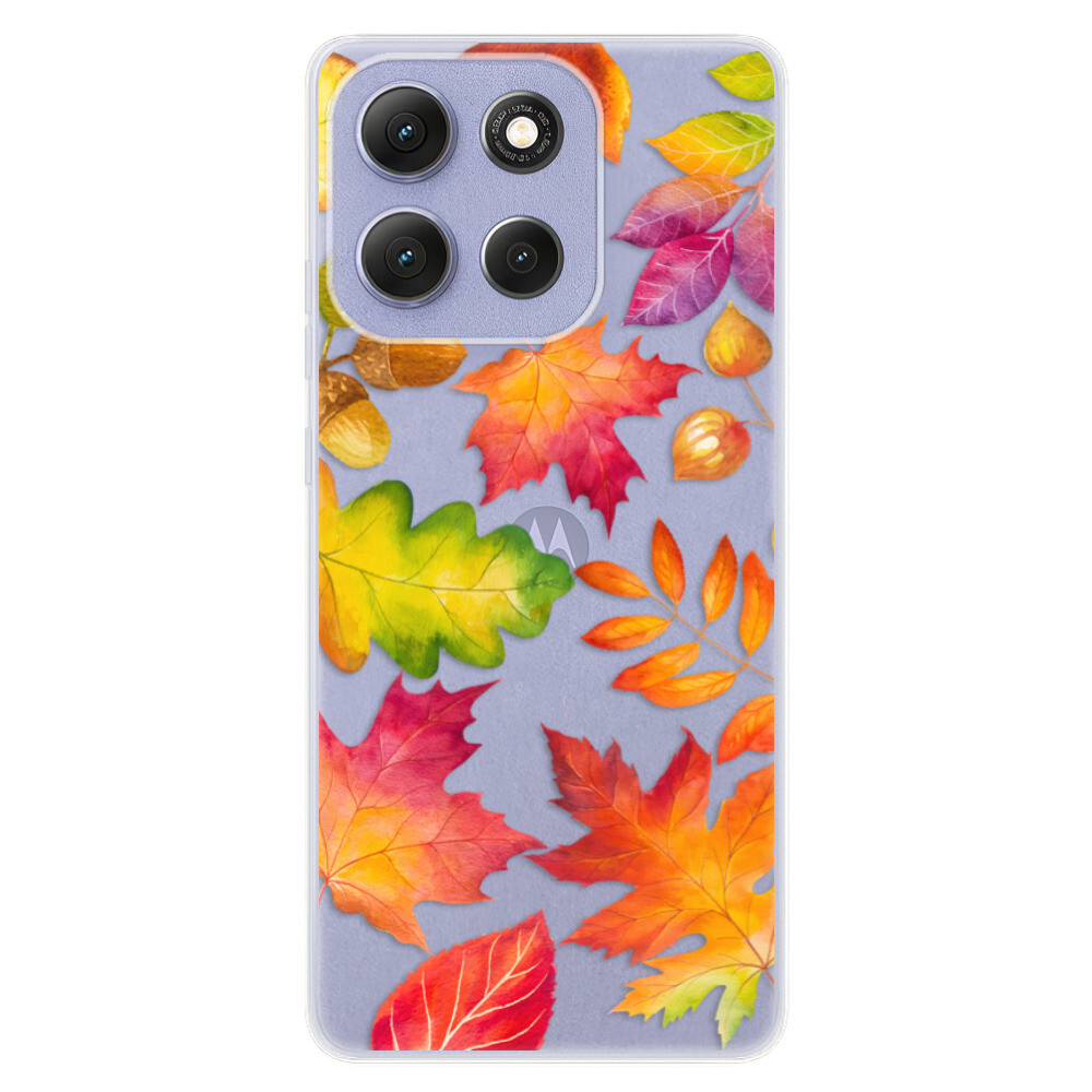 Odolné silikónové puzdro iSaprio - Autumn Leaves 01 - Motorola Moto G86 5G