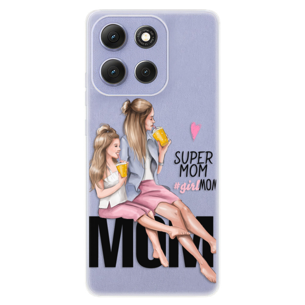 Odolné silikónové puzdro iSaprio - Milk Shake - Blond - Motorola Moto G86 5G