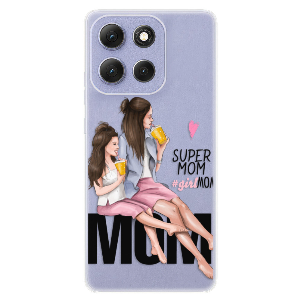 Odolné silikónové puzdro iSaprio - Milk Shake - Brunette - Motorola Moto G86 5G