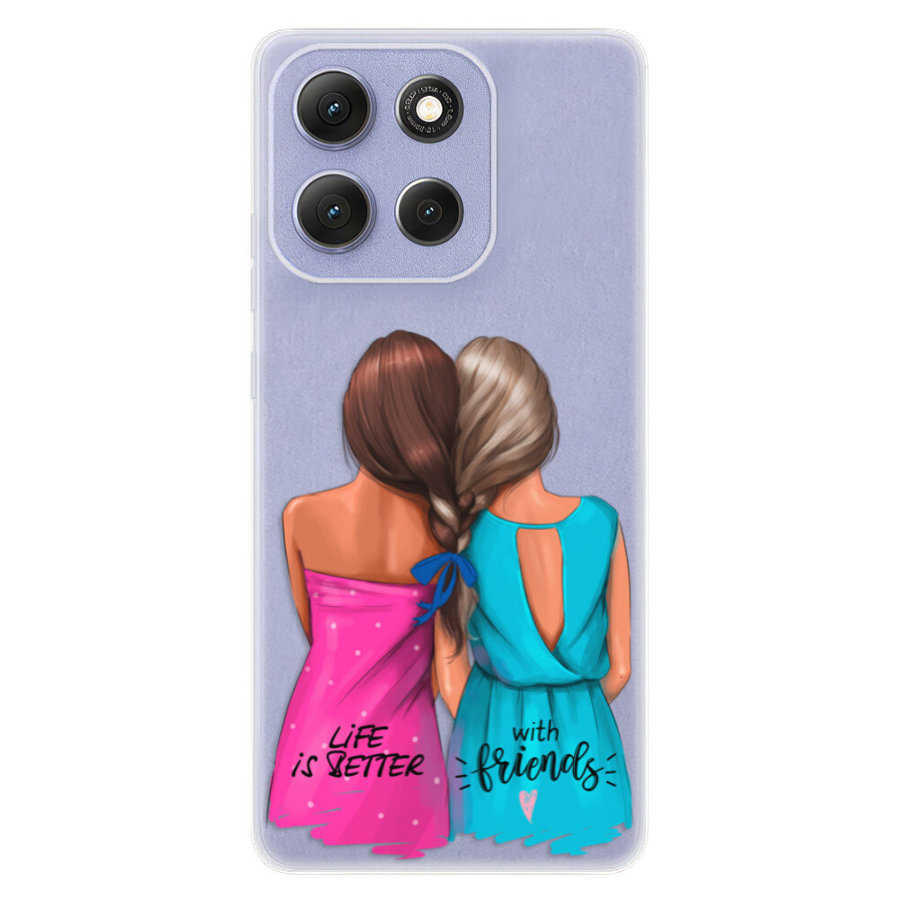 Odolné silikónové puzdro iSaprio - Best Friends - Motorola Moto G86 5G