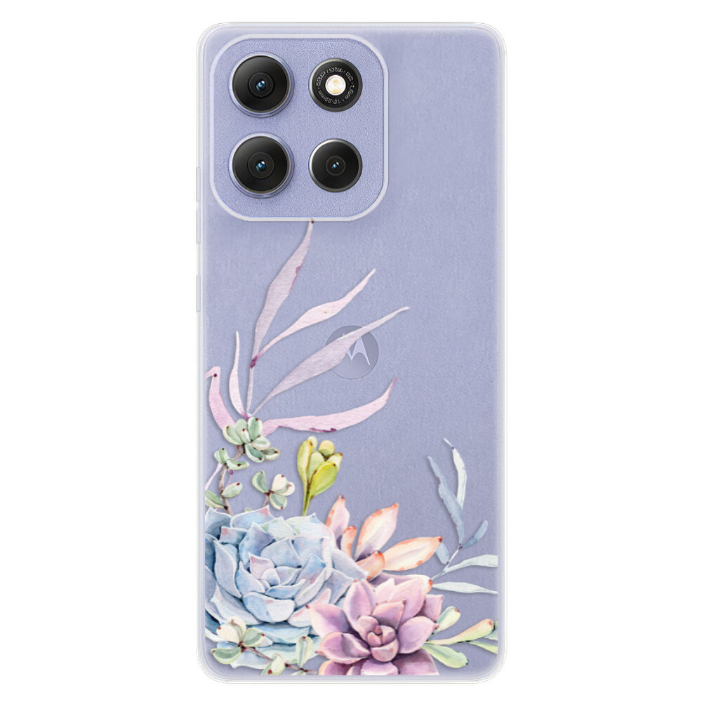 Odolné silikónové puzdro iSaprio - Succulent 01 - Motorola Moto G86 5G