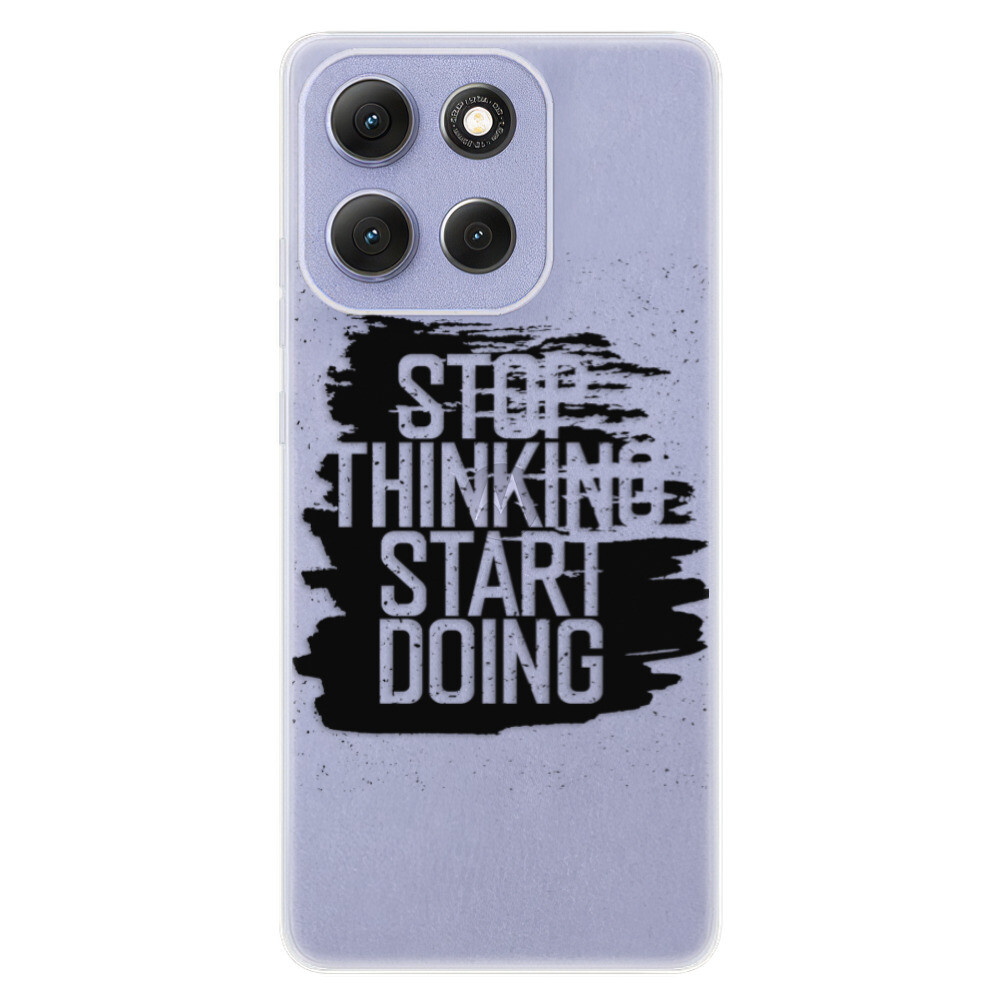Odolné silikónové puzdro iSaprio - Start Doing - black - Motorola Moto G86 5G