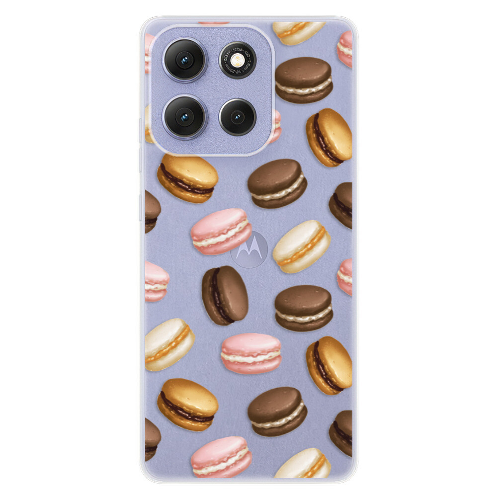 Odolné silikónové puzdro iSaprio - Macaron Pattern - Motorola Moto G86 5G