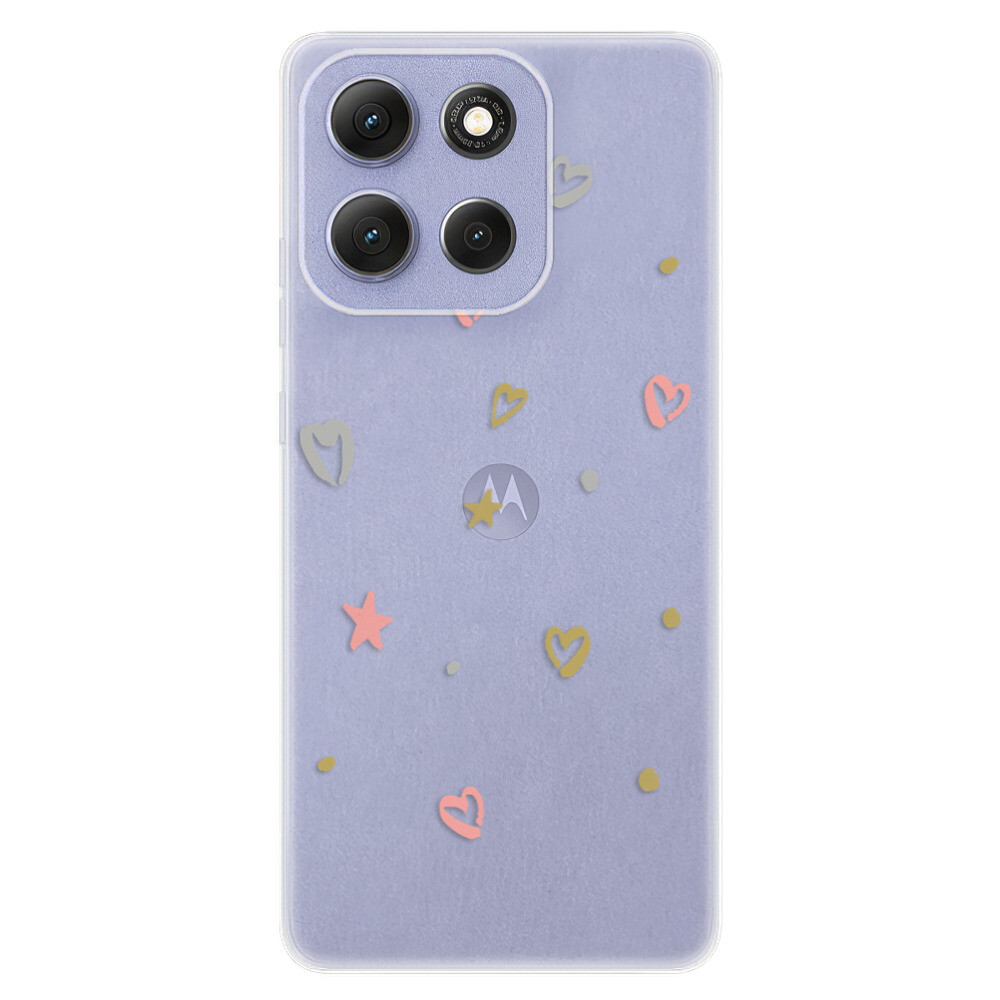 Odolné silikónové puzdro iSaprio - Lovely Pattern - Motorola Moto G86 5G