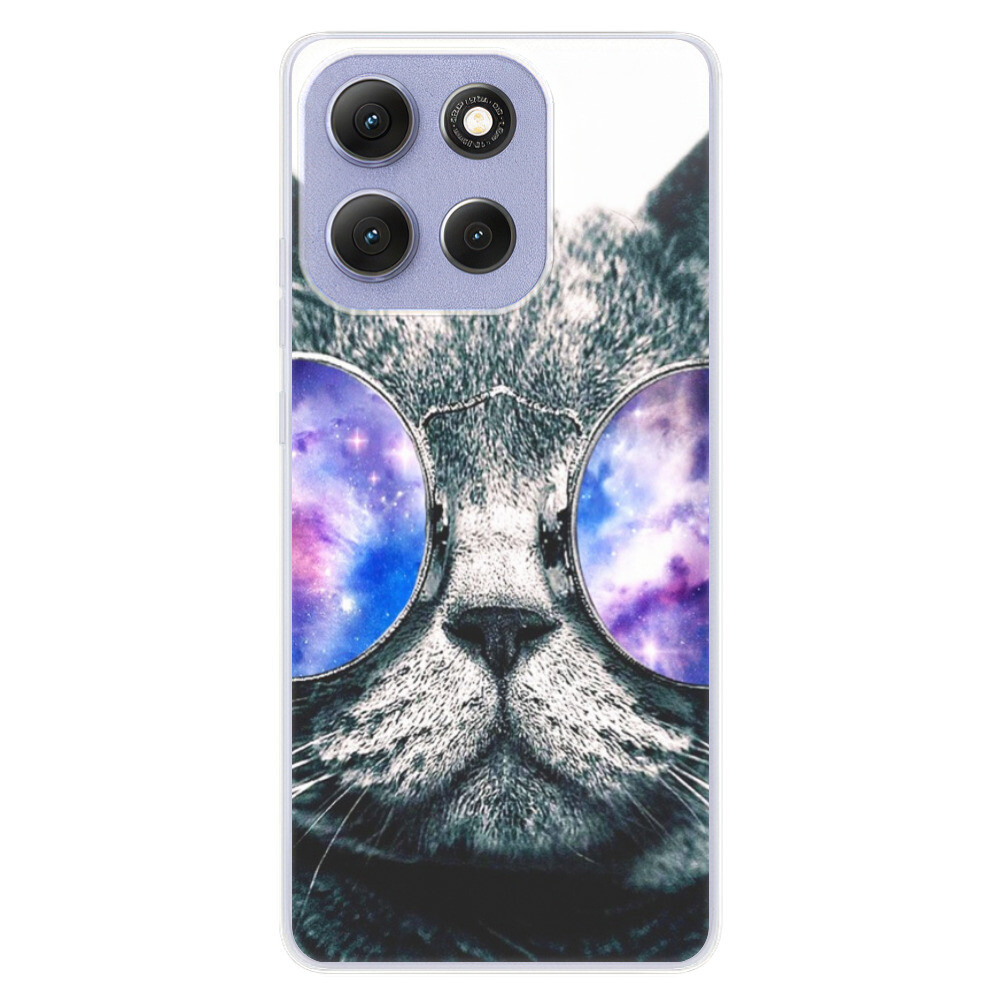 Odolné silikónové puzdro iSaprio - Galaxy Cat - Motorola Moto G86 5G