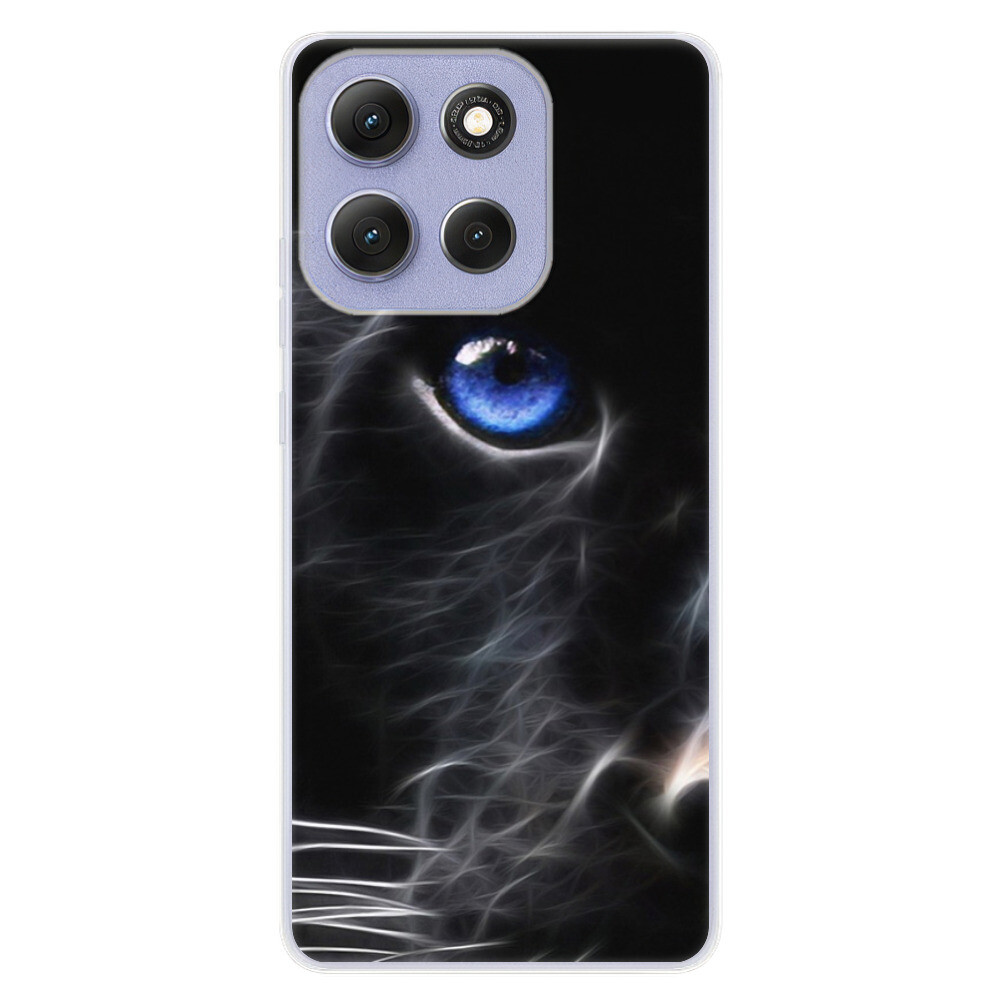 Odolné silikónové puzdro iSaprio - Black Puma - Motorola Moto G86 5G