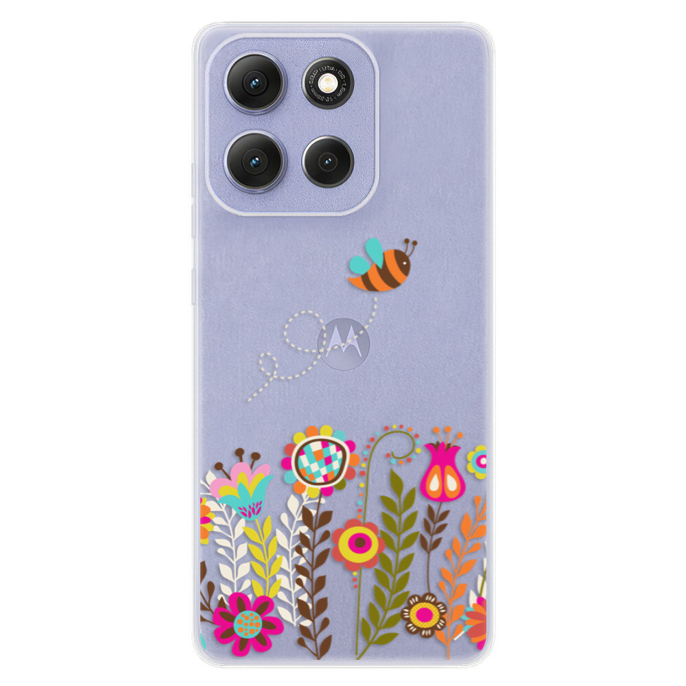 Odolné silikónové puzdro iSaprio - Bee 01 - Motorola Moto G86 5G
