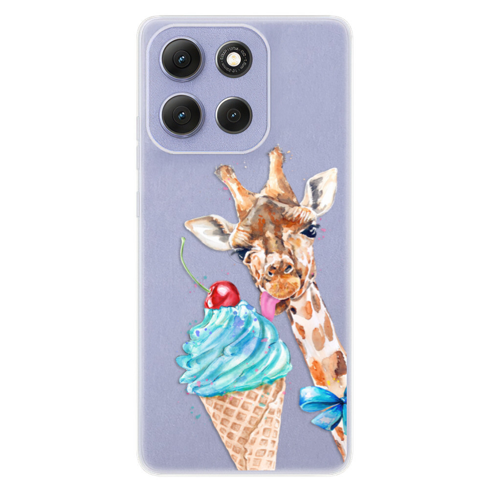 Odolné silikónové puzdro iSaprio - Love Ice-Cream - Motorola Moto G86 5G