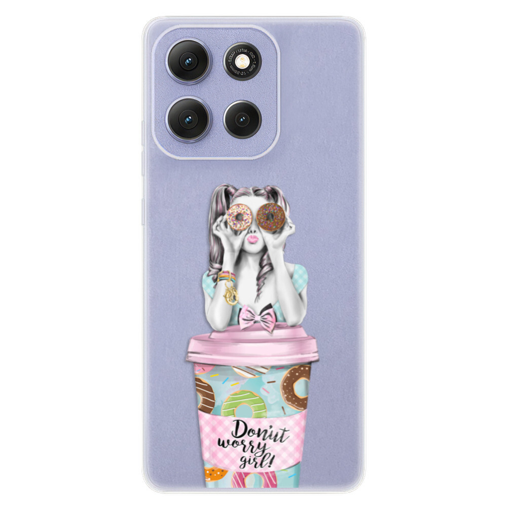 Odolné silikónové puzdro iSaprio - Donut Worry - Motorola Moto G86 5G