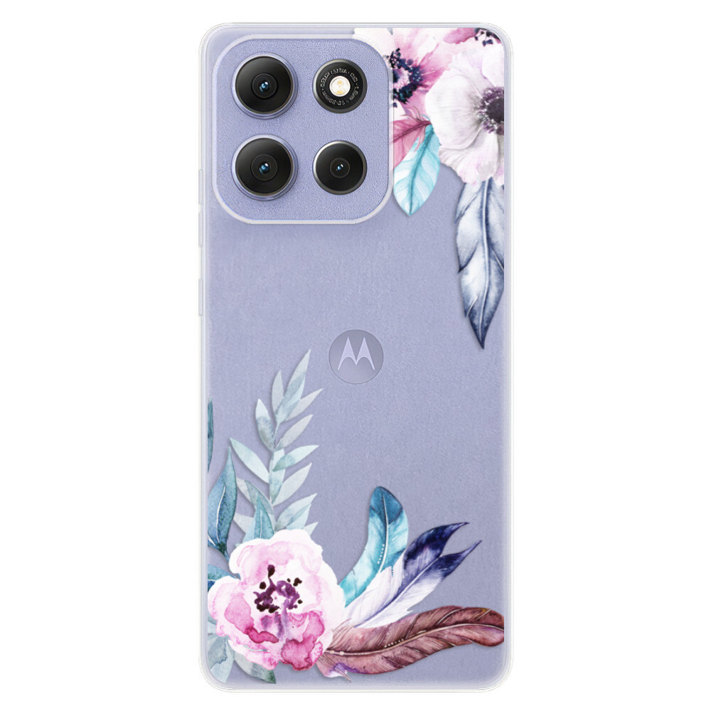 Odolné silikónové puzdro iSaprio - Flower Pattern 04 - Motorola Moto G86 5G