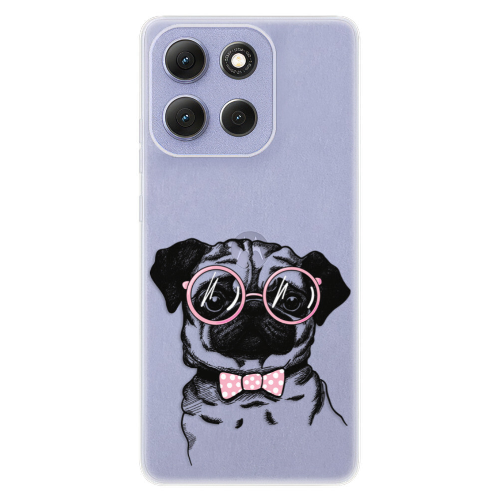 Odolné silikónové puzdro iSaprio - The Pug - Motorola Moto G86 5G