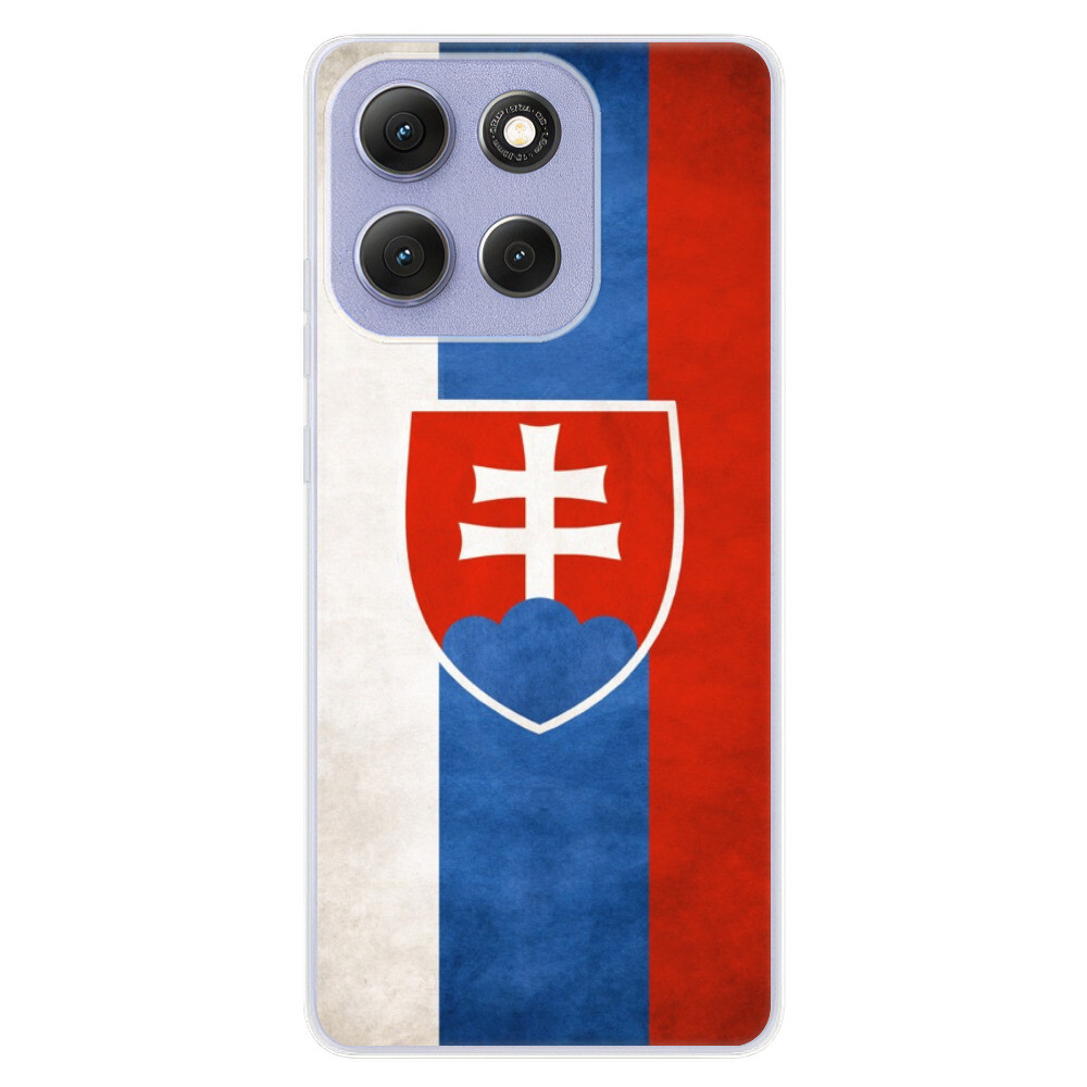 Odolné silikónové puzdro iSaprio - Slovakia Flag - Motorola Moto G86 5G