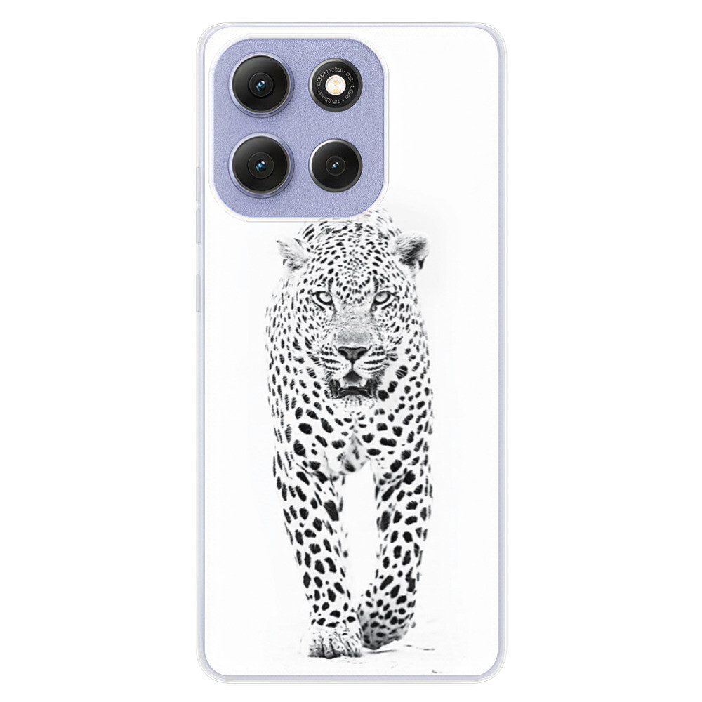 Odolné silikónové puzdro iSaprio - White Jaguar - Motorola Moto G86 5G