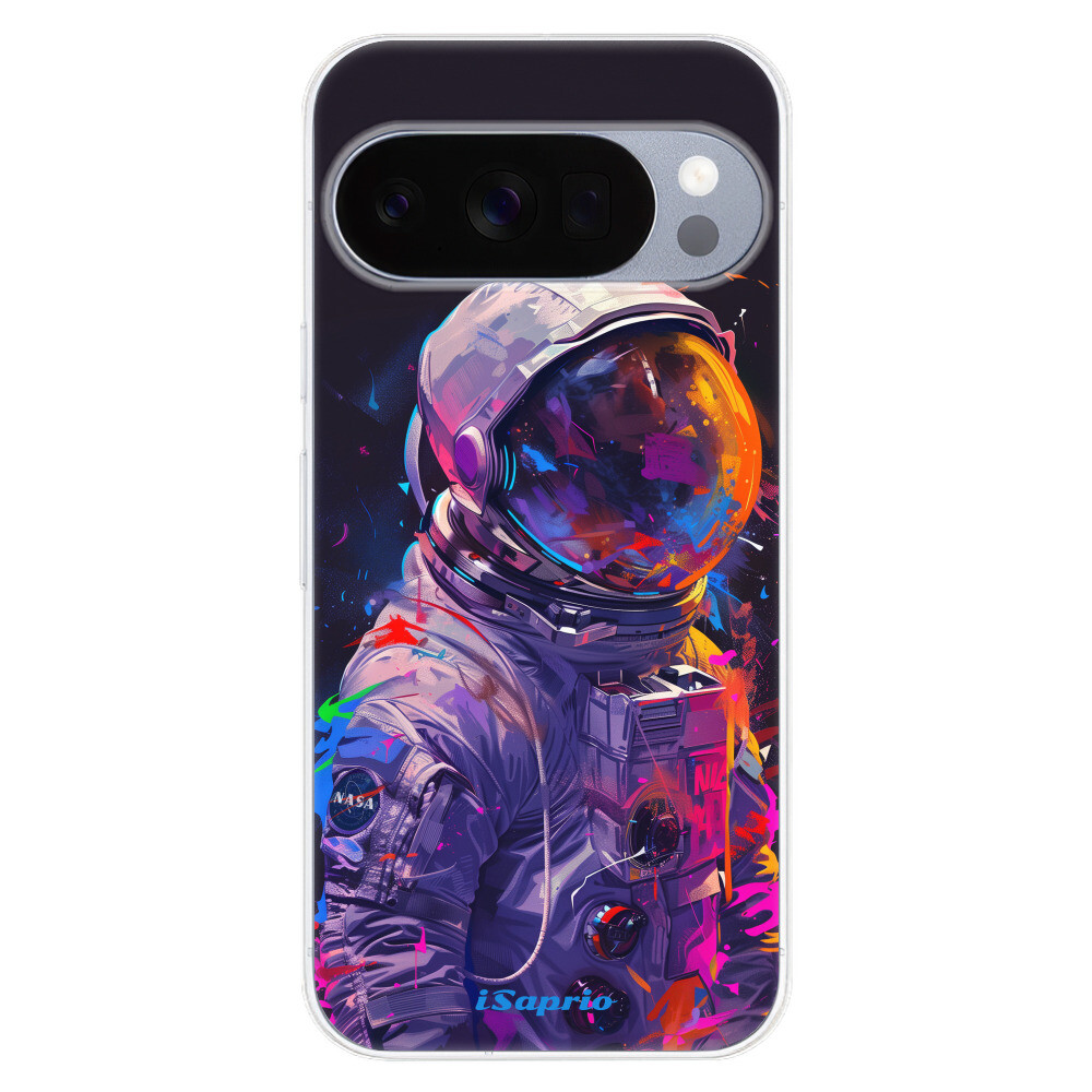 Odolné silikónové puzdro iSaprio - Neon Astronaut - Google Pixel 10 / 10 Pro