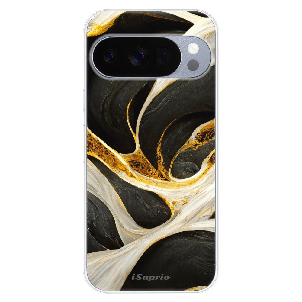 Odolné silikónové puzdro iSaprio - Black and Gold - Google Pixel 10 / 10 Pro
