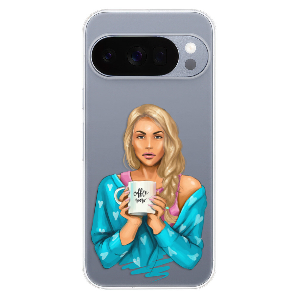 Odolné silikónové puzdro iSaprio - Coffe Now - Blond - Google Pixel 10 / 10 Pro
