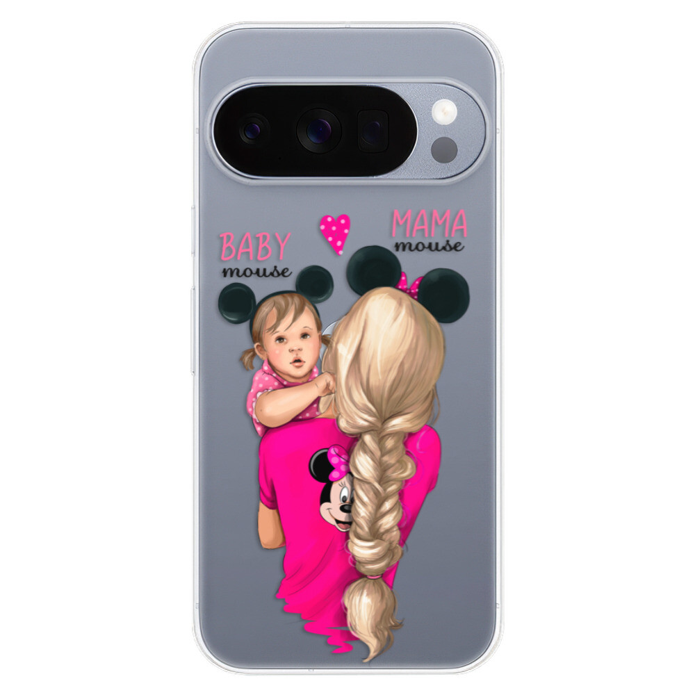 Odolné silikónové puzdro iSaprio - Mama Mouse Blond and Girl - Google Pixel 10 / 10 Pro
