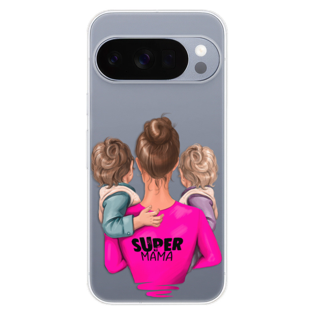 Odolné silikónové puzdro iSaprio - Super Mama - Two Boys - Google Pixel 10 / 10 Pro