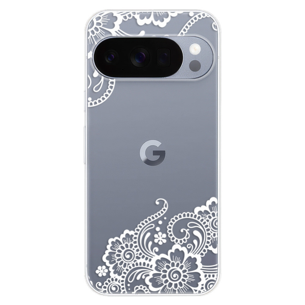 Odolné silikónové puzdro iSaprio - White Lace 02 - Google Pixel 10 / 10 Pro