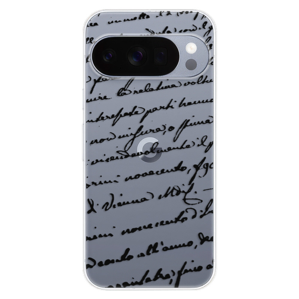 Odolné silikónové puzdro iSaprio - Handwriting 01 - black - Google Pixel 10 / 10 Pro