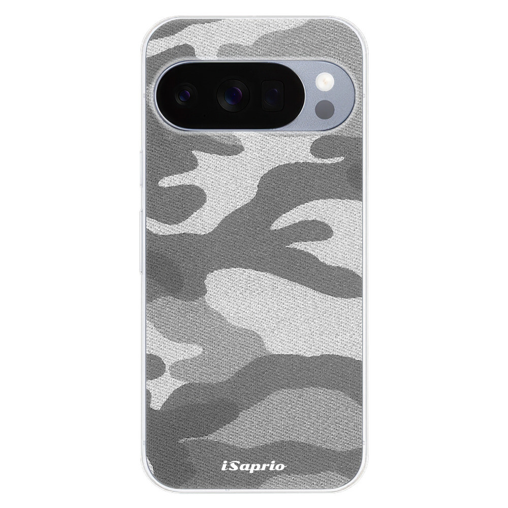 Odolné silikónové puzdro iSaprio - Gray Camuflage 02 - Google Pixel 10 / 10 Pro