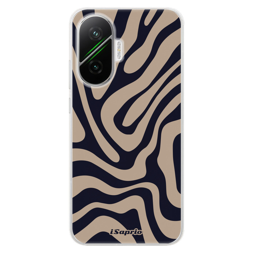 Odolné silikónové puzdro iSaprio - Zebra Black - Poco F7