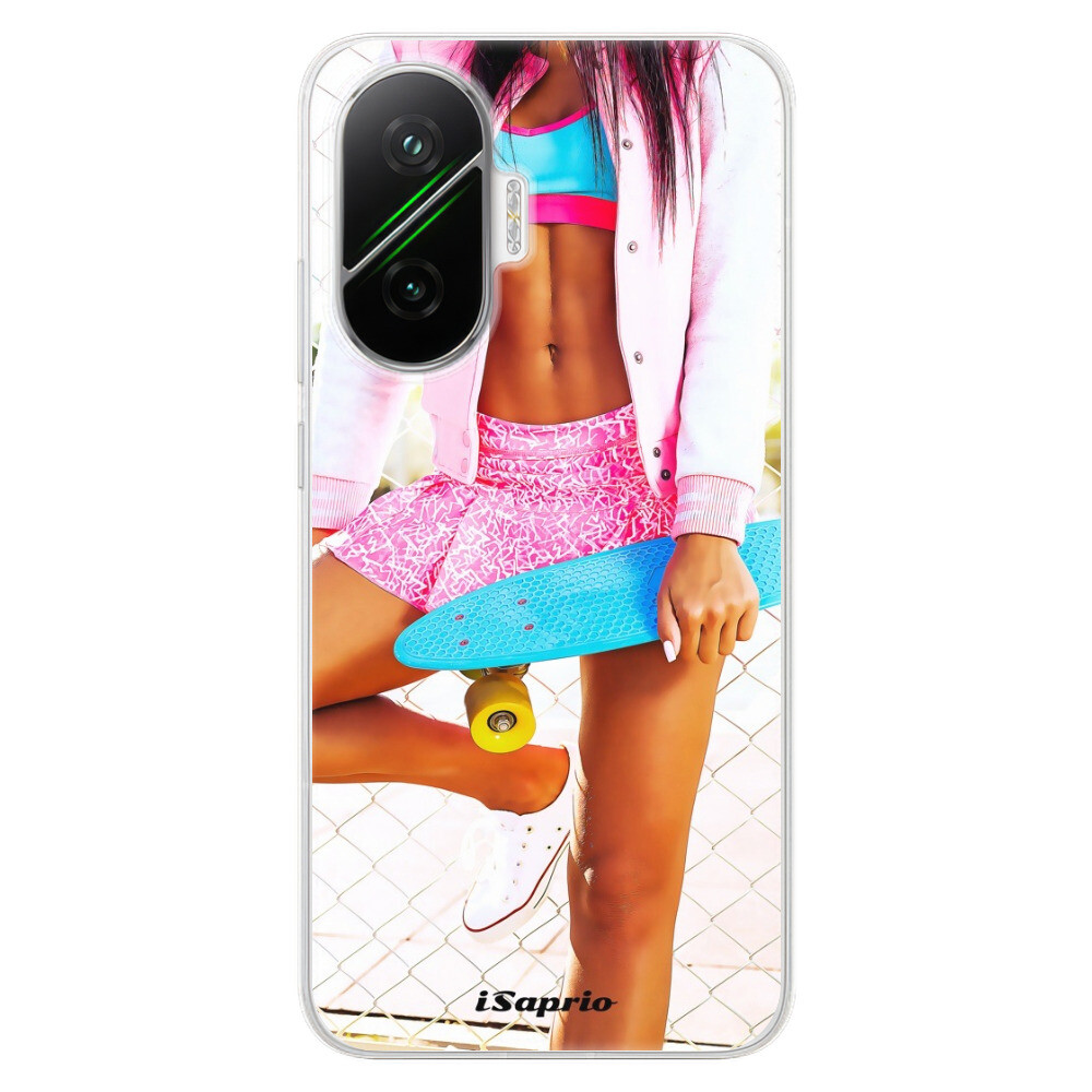 Odolné silikónové puzdro iSaprio - Skate girl 01 - Poco F7