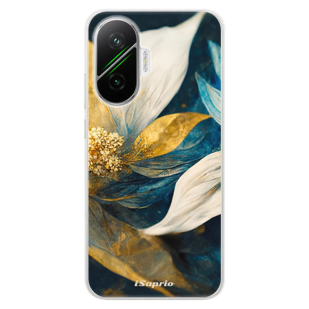 Odolné silikónové puzdro iSaprio - Gold Petals - Poco F7