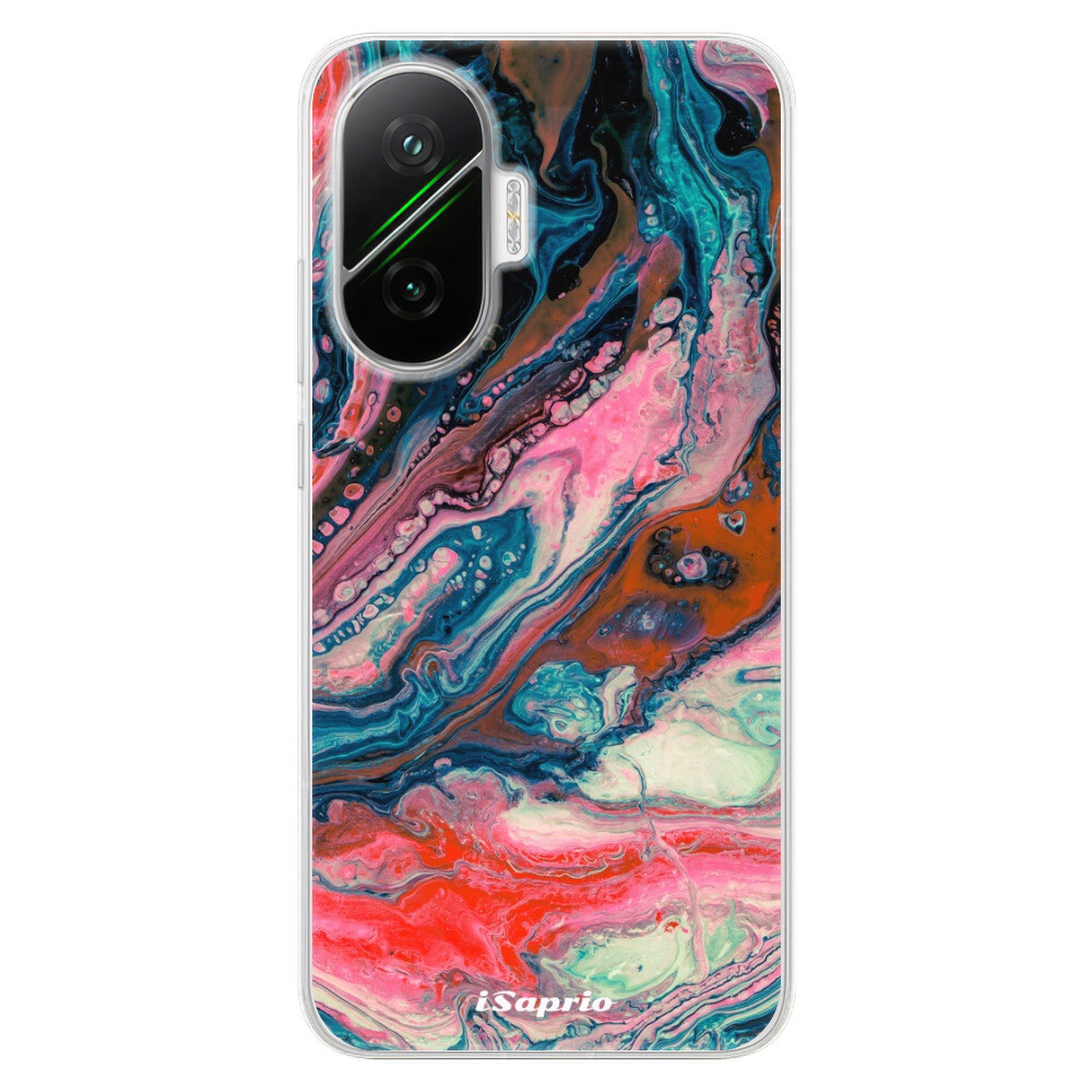 Odolné silikónové puzdro iSaprio - Abstract Paint 01 - Poco F7