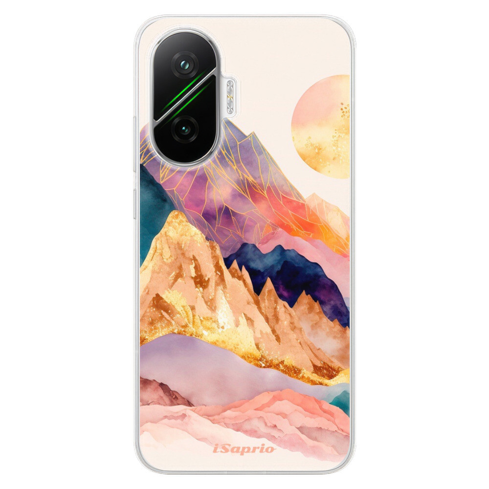 Odolné silikónové puzdro iSaprio - Abstract Mountains - Poco F7