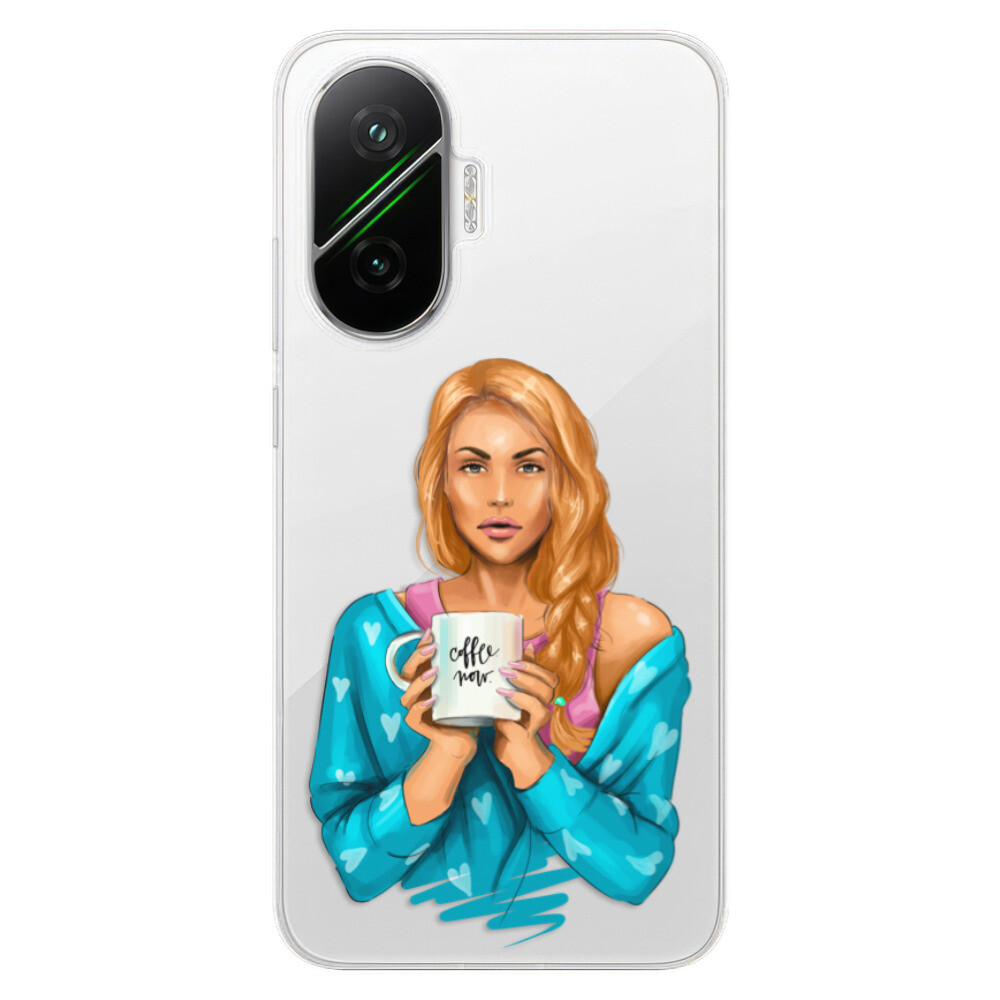Odolné silikónové puzdro iSaprio - Coffe Now - Redhead - Poco F7