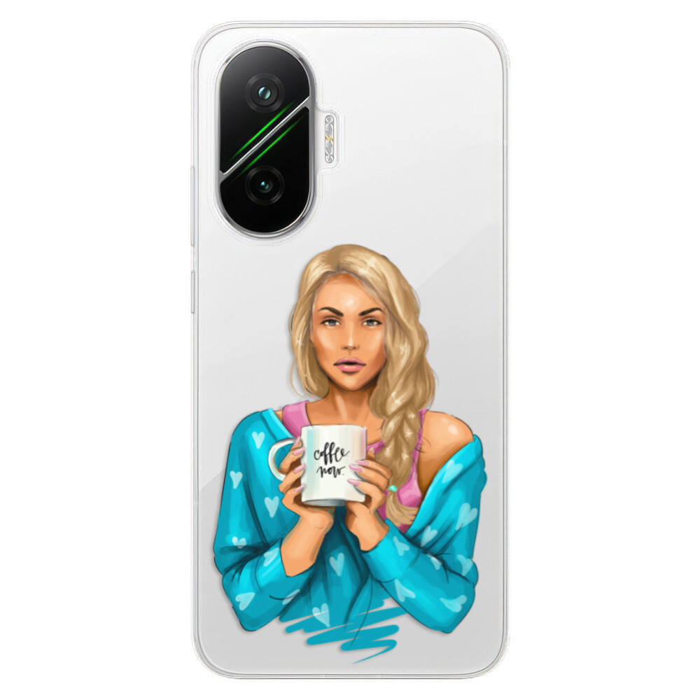 Odolné silikónové puzdro iSaprio - Coffe Now - Blond - Poco F7