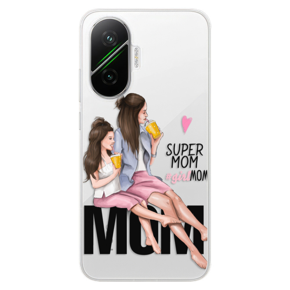 Odolné silikónové puzdro iSaprio - Milk Shake - Brunette - Poco F7