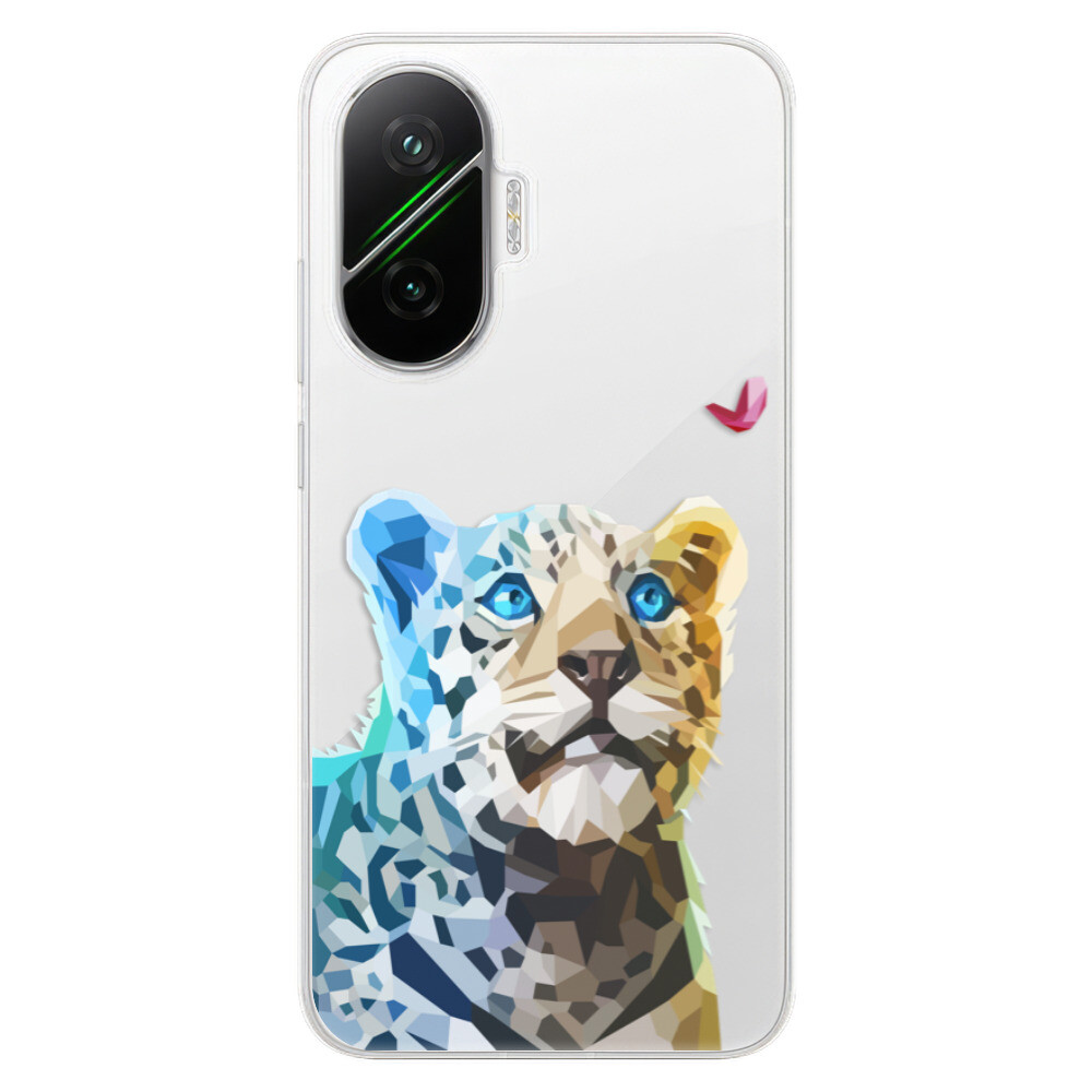 Odolné silikónové puzdro iSaprio - Leopard With Butterfly - Poco F7