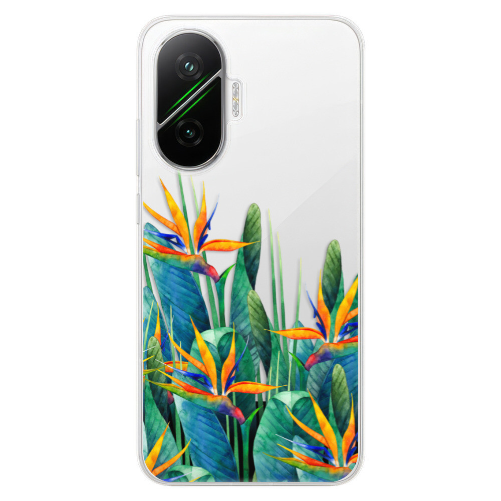 Odolné silikónové puzdro iSaprio - Exotic Flowers - Poco F7