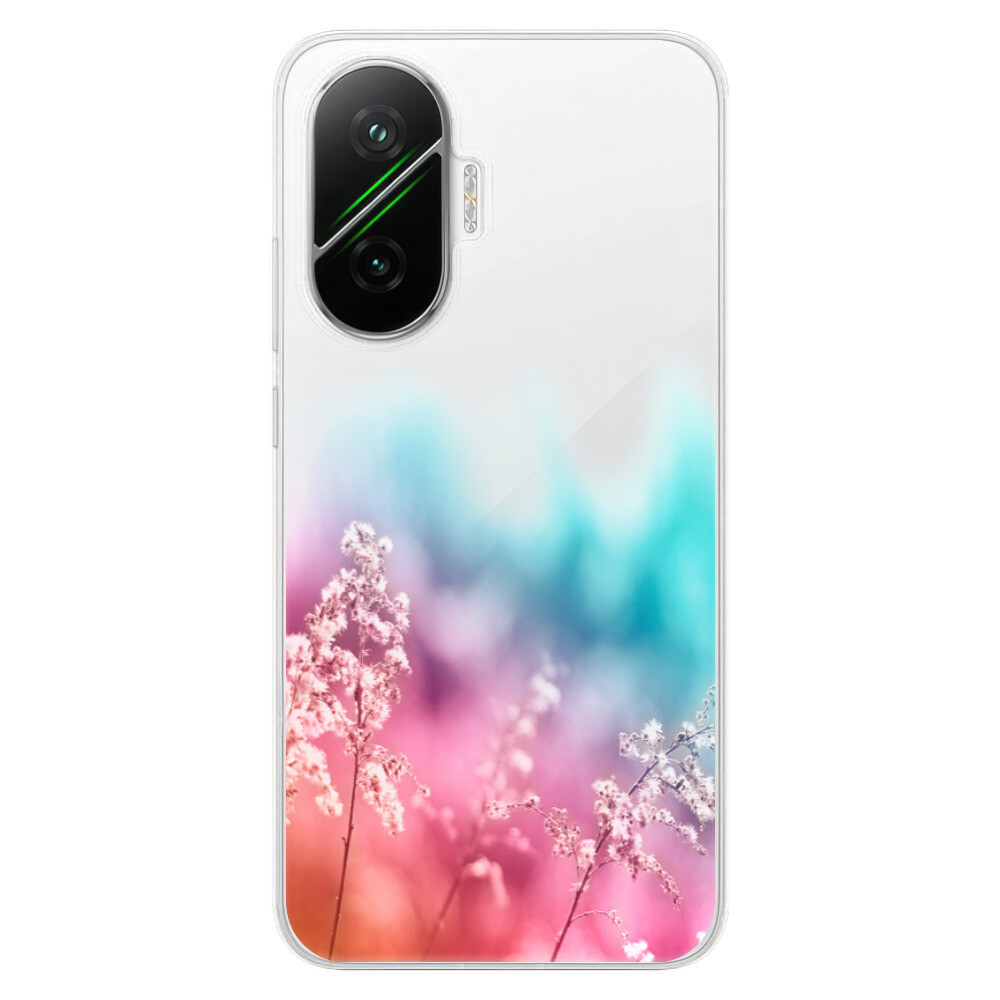 Odolné silikónové puzdro iSaprio - Rainbow Grass - Poco F7