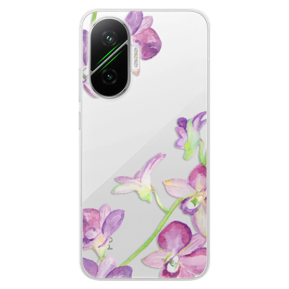 Odolné silikónové puzdro iSaprio - Purple Orchid - Poco F7