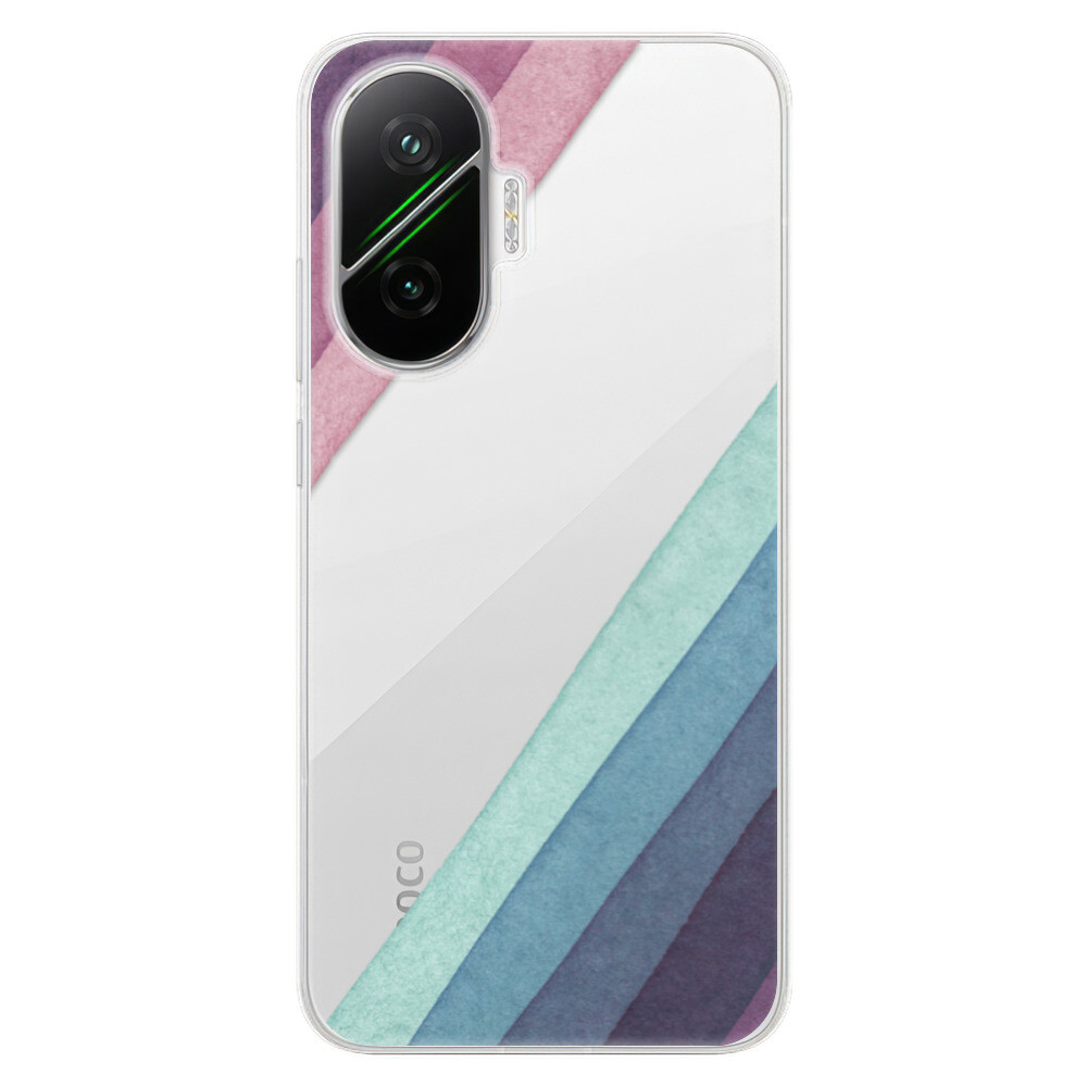 Odolné silikónové puzdro iSaprio - Glitter Stripes 01 - Poco F7