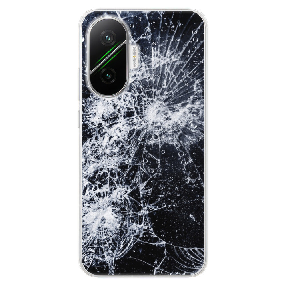 Odolné silikónové puzdro iSaprio - Cracked - Poco F7
