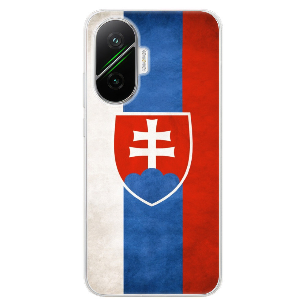 Odolné silikónové puzdro iSaprio - Slovakia Flag - Poco F7