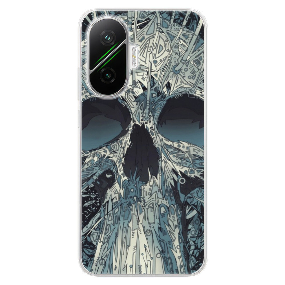 Odolné silikónové puzdro iSaprio - Abstract Skull - Poco F7
