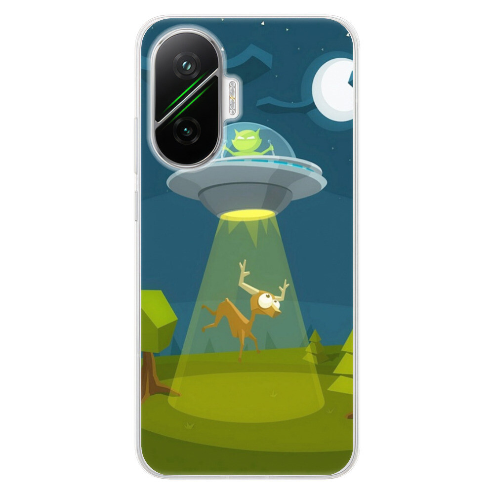 Odolné silikónové puzdro iSaprio - Alien 01 - Poco F7