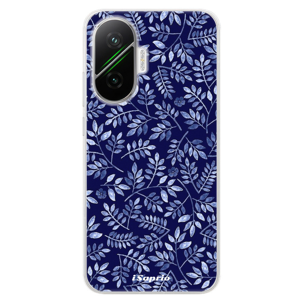 Odolné silikónové puzdro iSaprio - Blue Leaves 05 - Poco F7